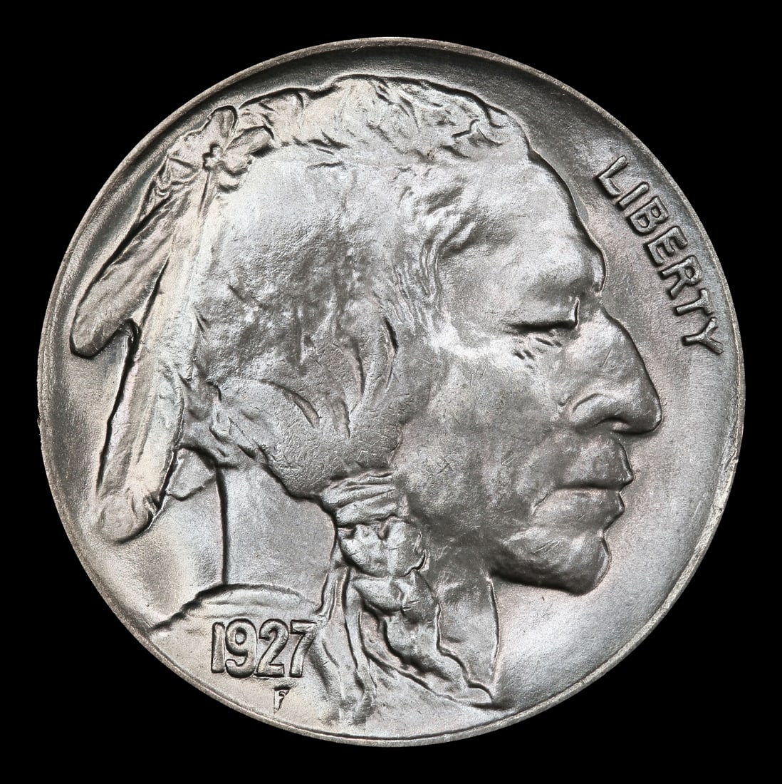 1927-p Buffalo Nickel Near Top Pop 5c ms67+ SEGS - 2