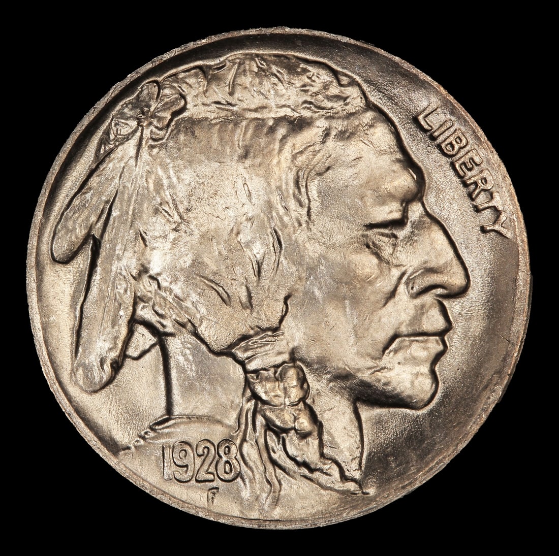 1928-d Buffalo Nickel Near Top Pop 5c ms66 SEGS - 2