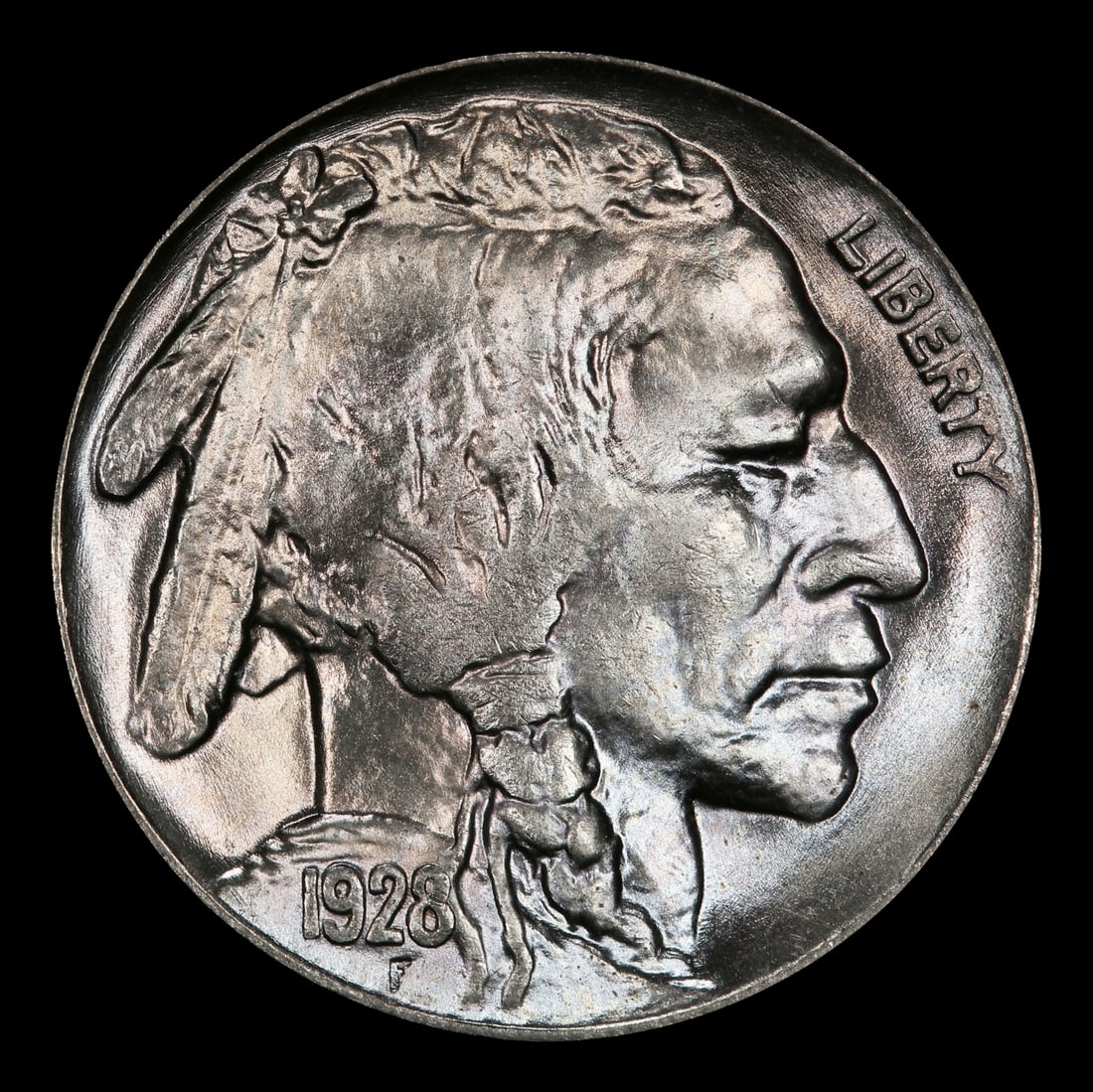1928-p Buffalo Nickel Near Top Pop 5c ms67 SEGS - 2