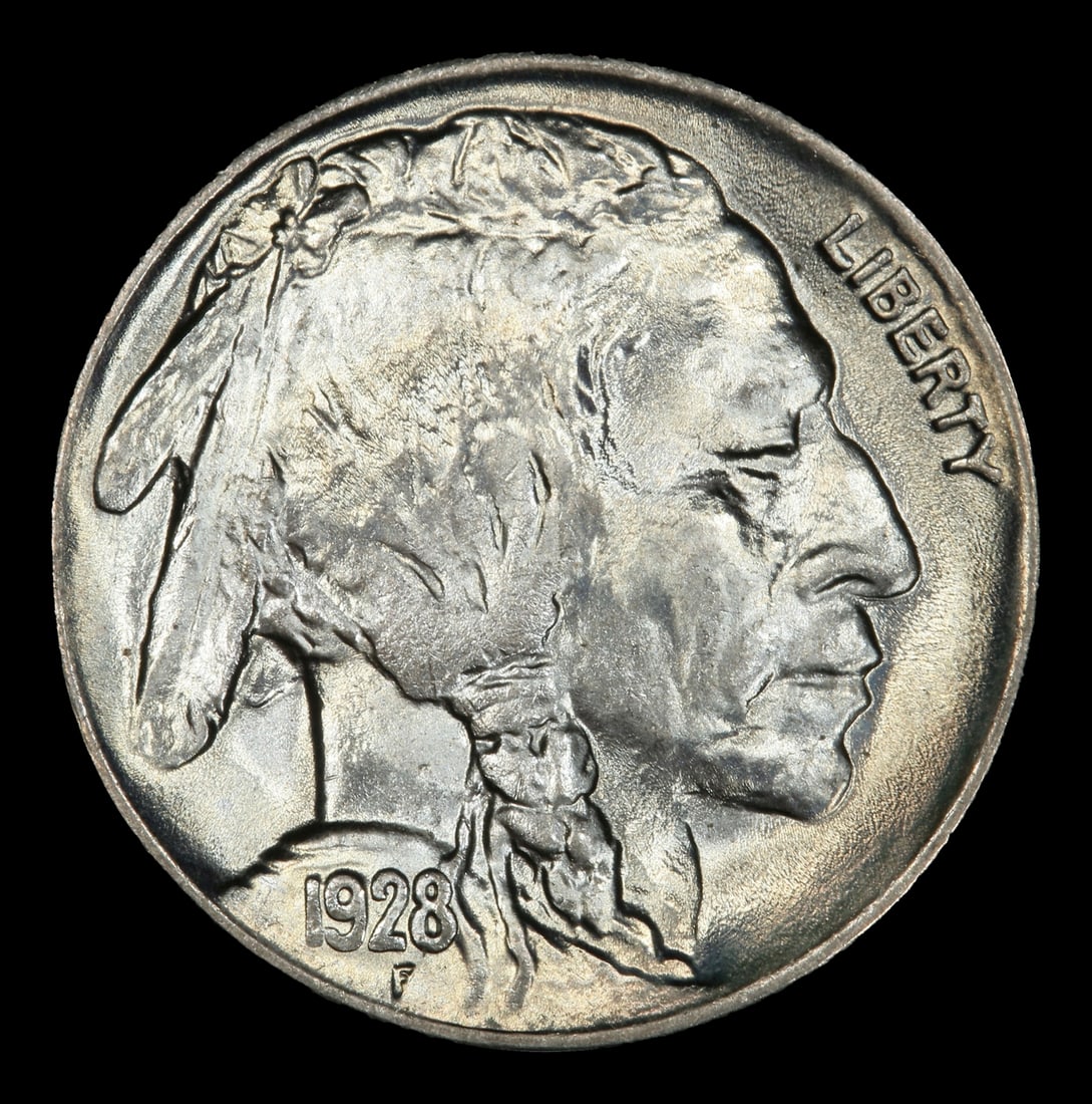 1928-p Buffalo Nickel Near Top Pop 5c ms67 SEGS - 2