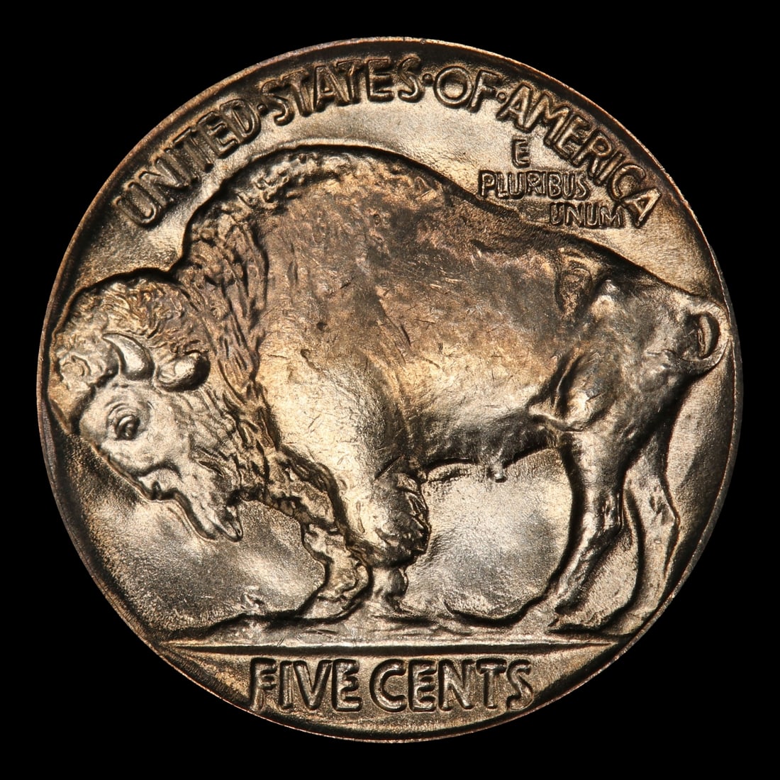 1929-p Buffalo Nickel 5c Grades ms65+ - 3