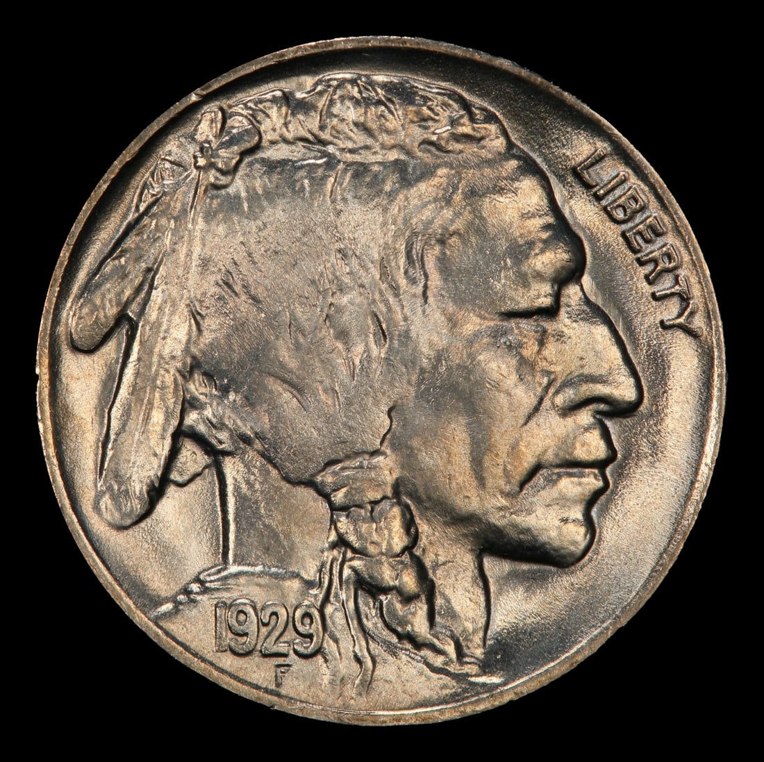 1929-p Buffalo Nickel Near Top Pop 5c ms66+ SEGS - 2