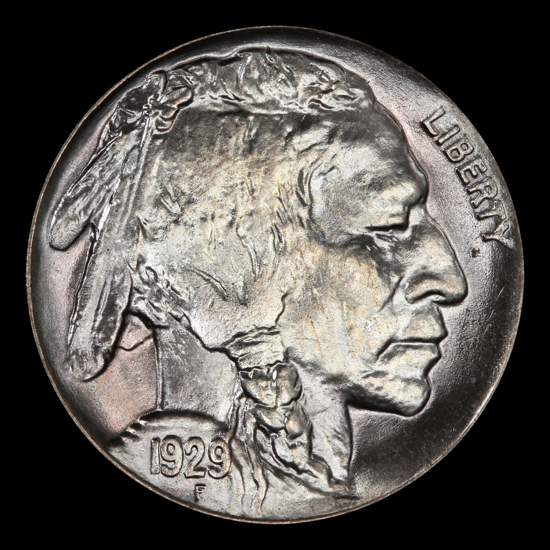 1929-p Buffalo Nickel Near Top Pop 5c ms66+ SEGS - 2