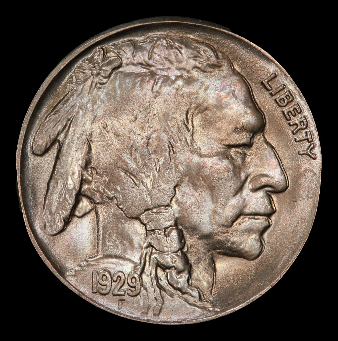1929-s Buffalo Nickel 5c Grades ms65+ - 2