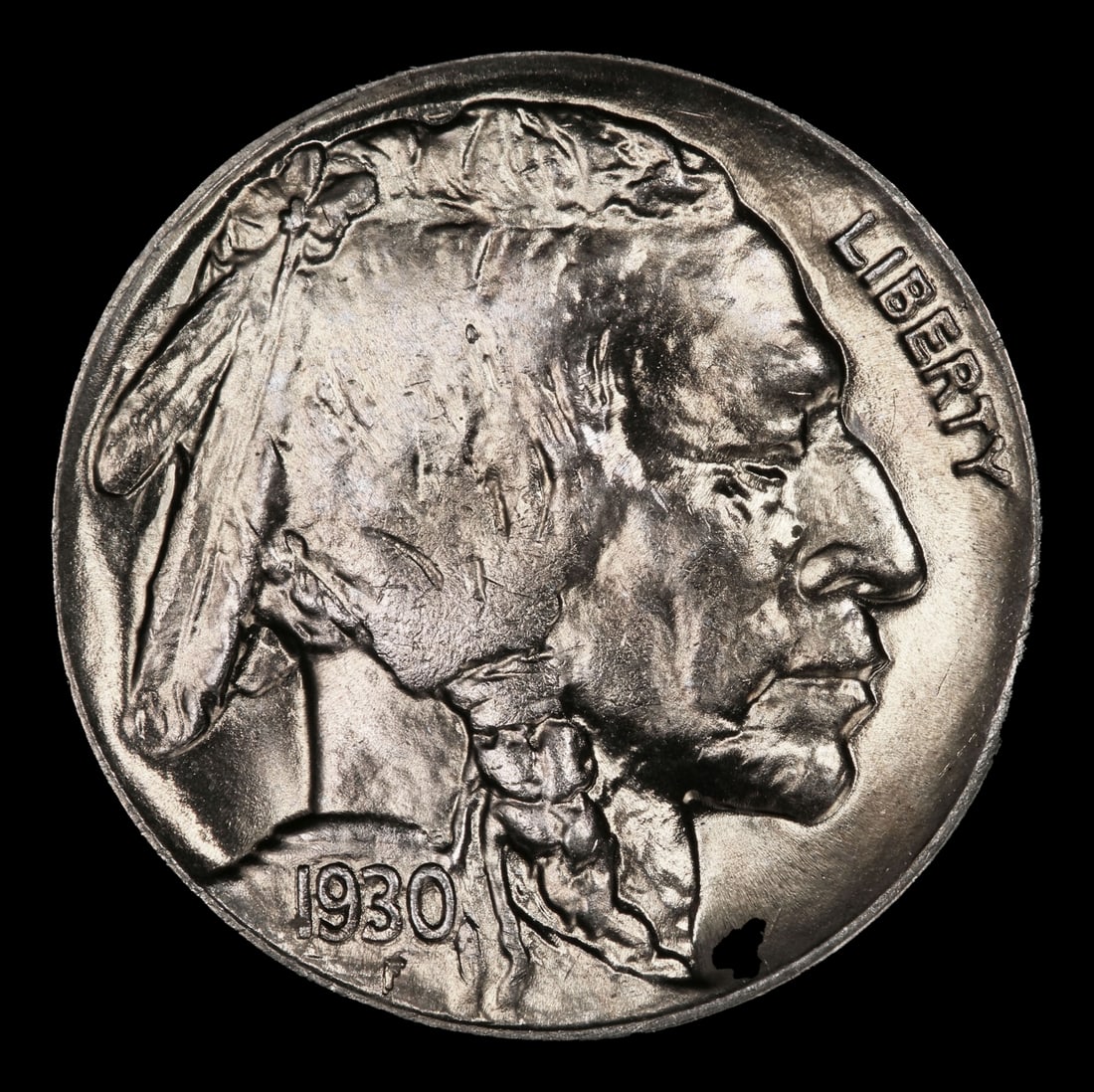 1930-p Buffalo Nickel Near Top Pop 5c ms66+ SEGS - 3