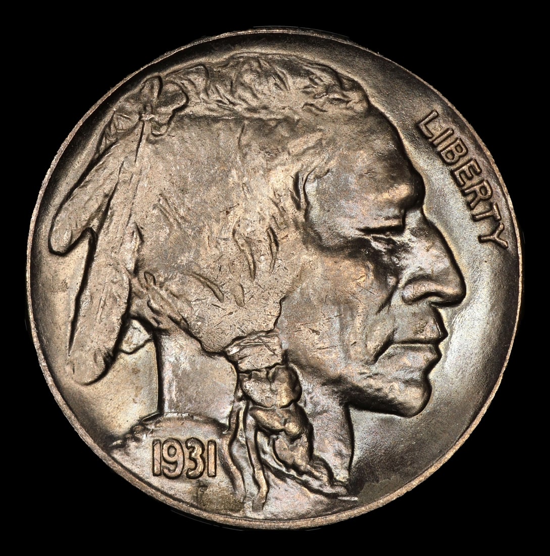 1931-s Buffalo Nickel 5c Grades ms66 - 2