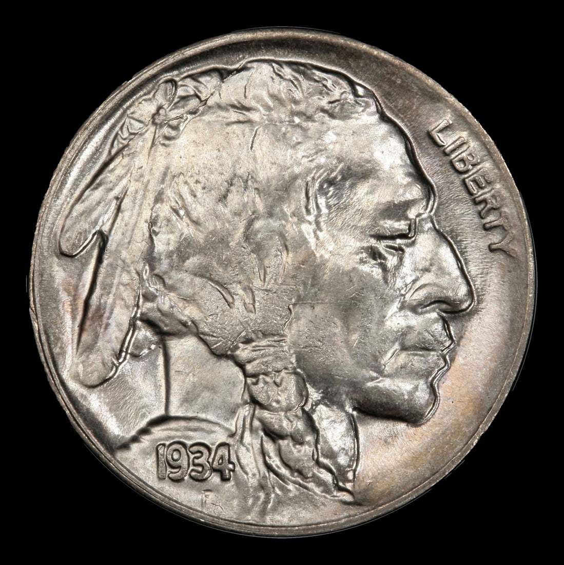 1934-d Buffalo Nickel Near Top Pop 5c ms66 SEGS - 2