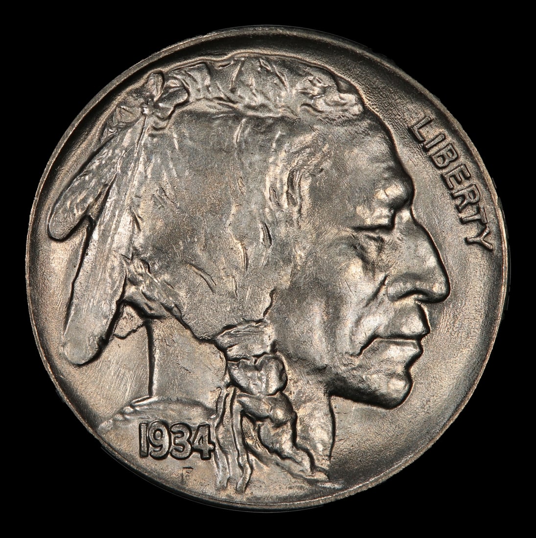 1934-p Buffalo Nickel 5c Grades ms66 - 2