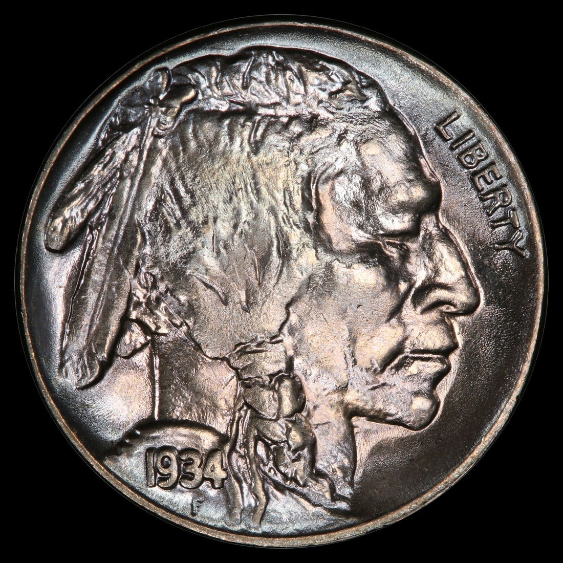 1934-p Buffalo Nickel Near Top Pop 5c ms67 SEGS - 2