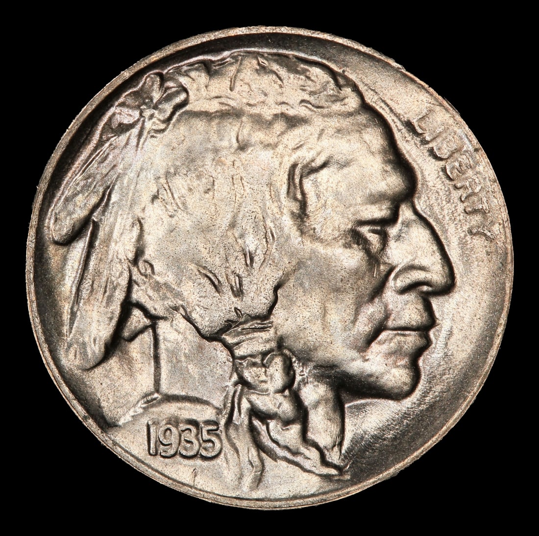 1935-d Buffalo Nickel Near Top Pop 5c ms67 SEGS - 2