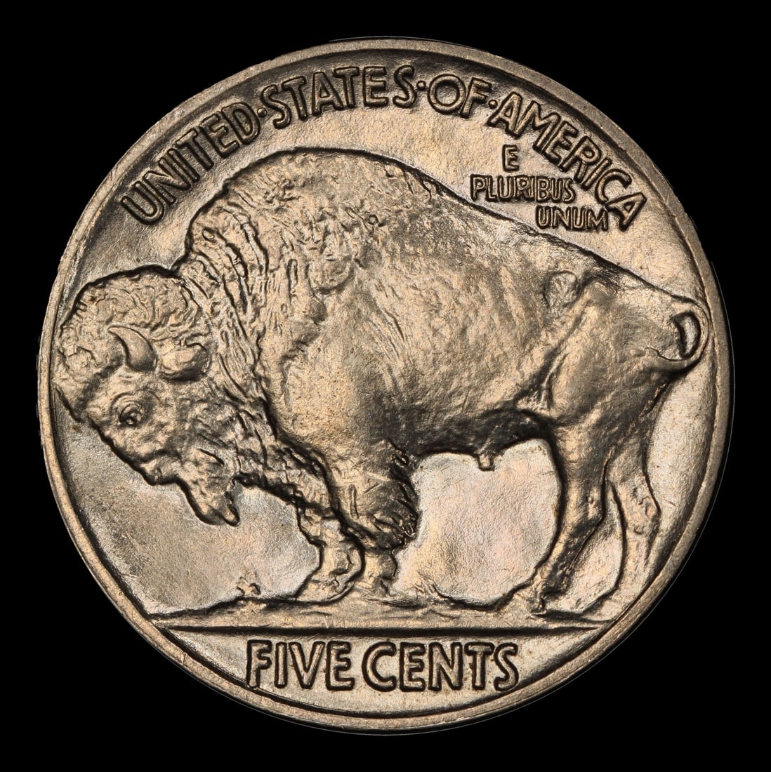 1935-p Buffalo Nickel 5c Grades ms65 - 3