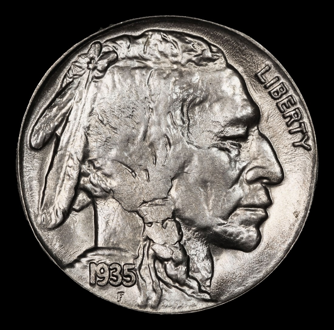 1935-s Buffalo Nickel 5c Grades ms65 - 2