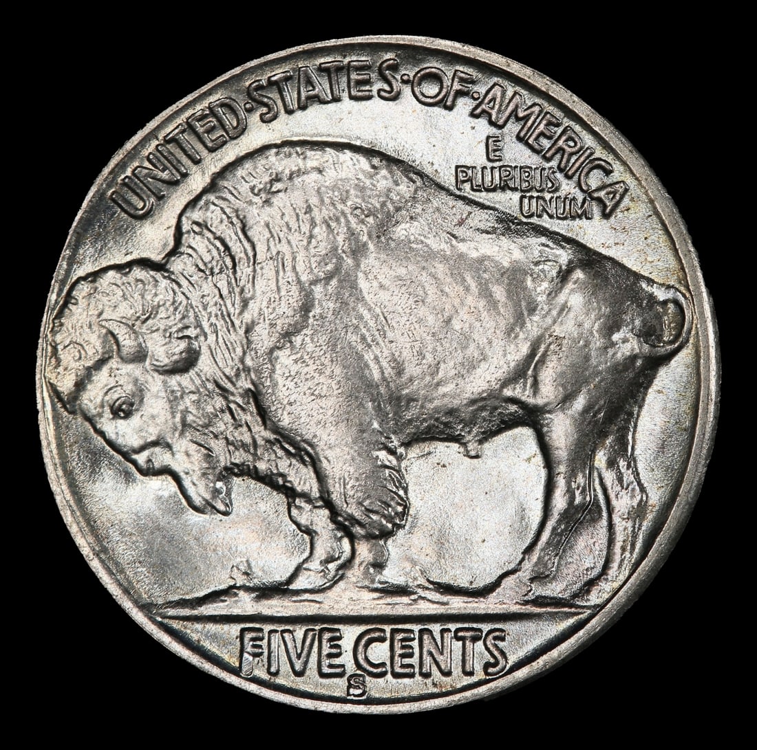 1935-s Buffalo Nickel Near Top Pop 5c ms66+ SEGS - 3