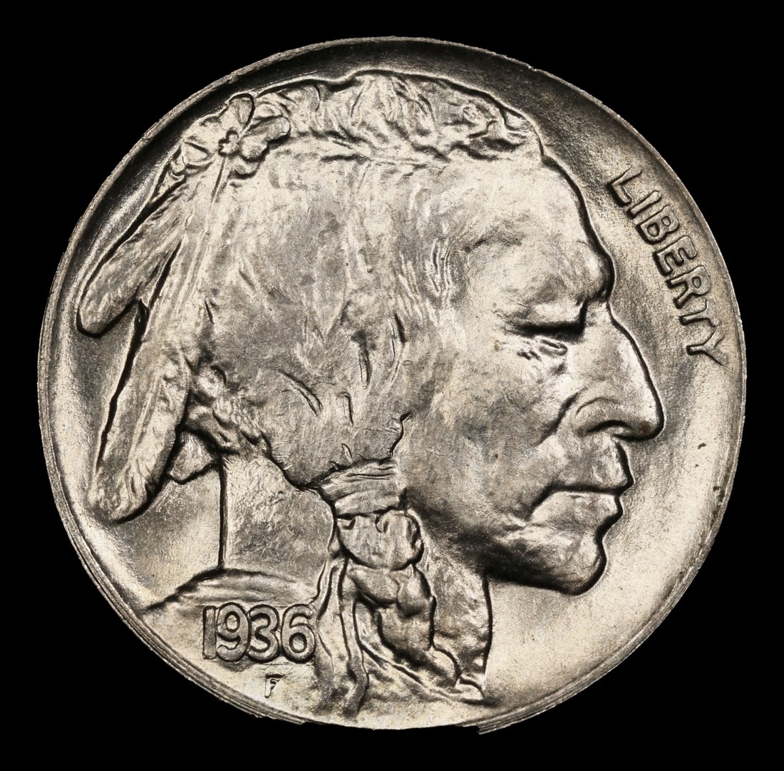 1936-d Buffalo Nickel Near Top Pop 5c ms67+ SEGS - 2