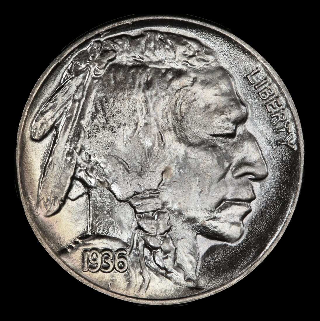 1936-p Buffalo Nickel Near Top Pop 5c ms68 SEGS - 2