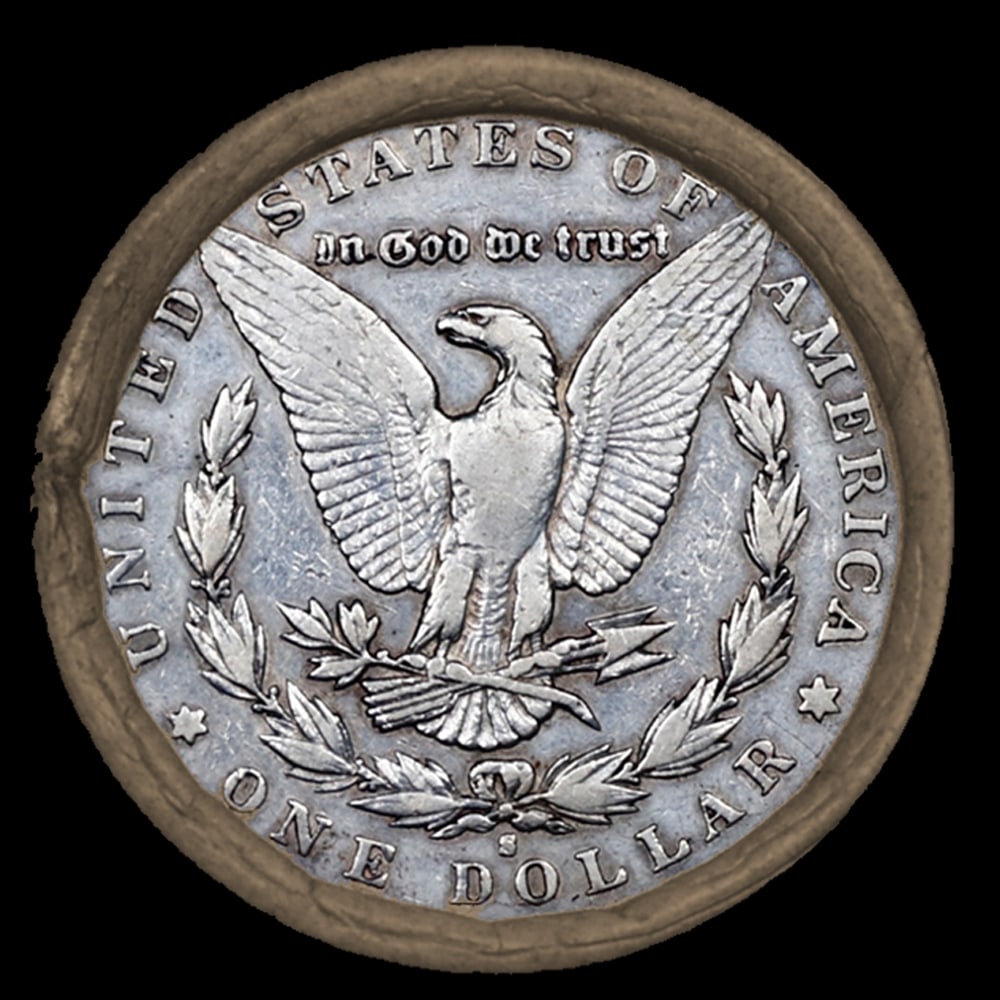 20 Mixed Morgan/Peace SEARS Dollar Roll Circ Morgan 'S' Rev/Peace 'P' Rev Ends - 2