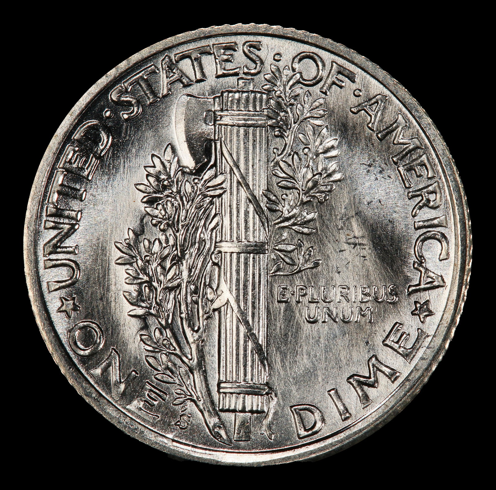 1940-s Mercury Dime Near Top Pop! 10c ms67+ fsb SEGS - 3