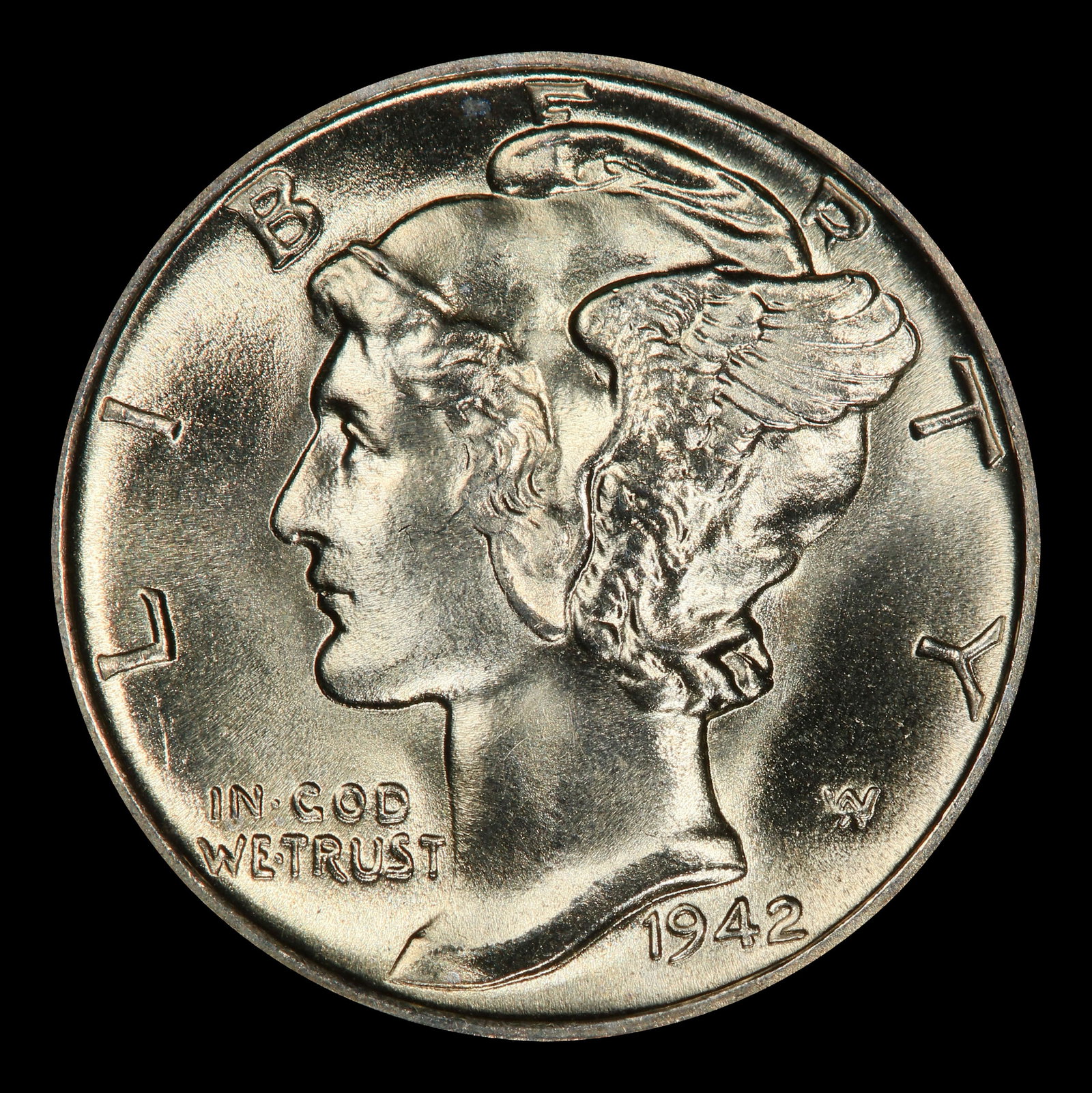 1942-s Mercury Dime Near Top Pop! 10c ms67+ fsb SEGS - 2