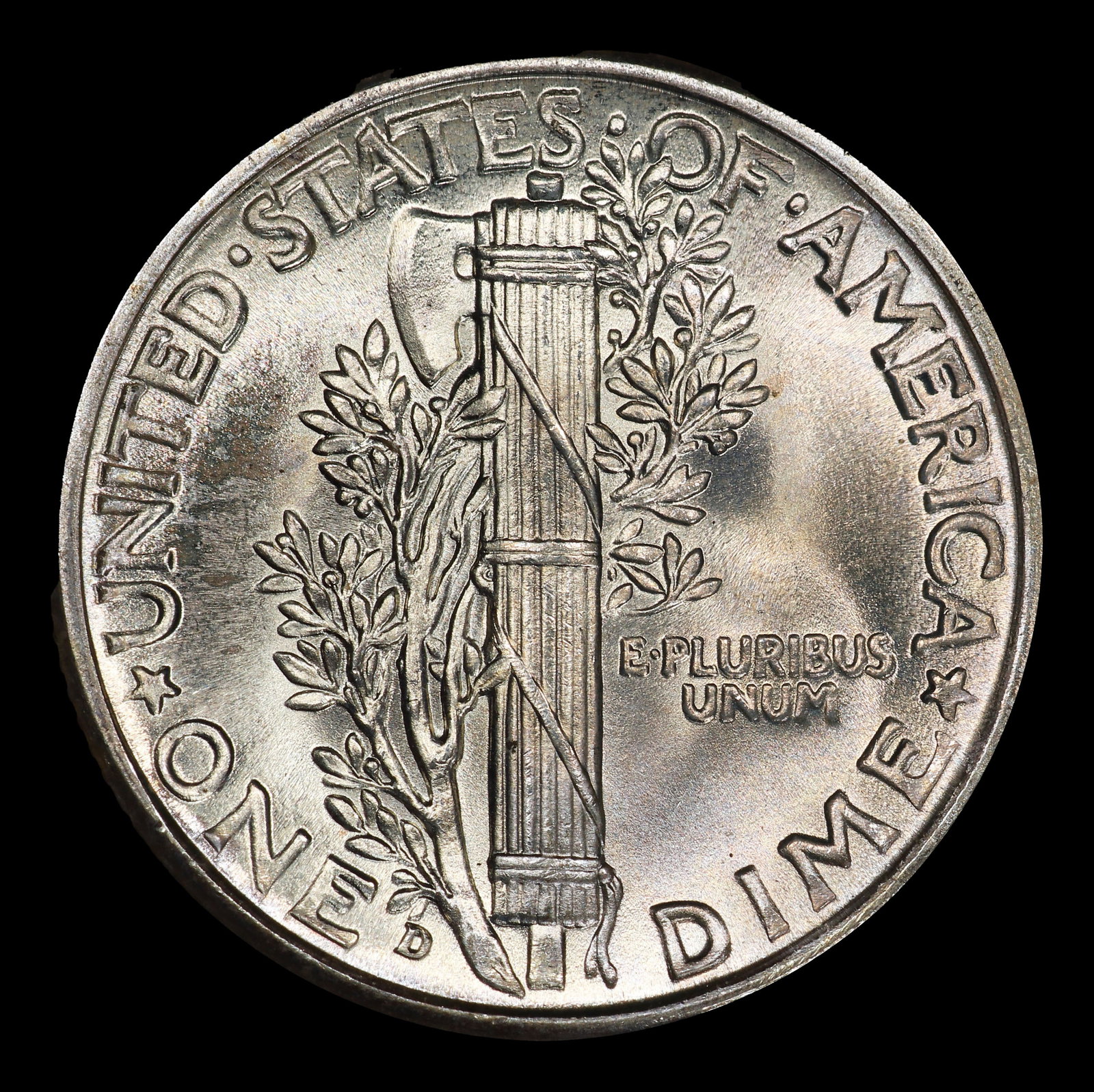 1939-d Mercury Dime Near Top Pop! 10c ms68 FSB SEGS - 3