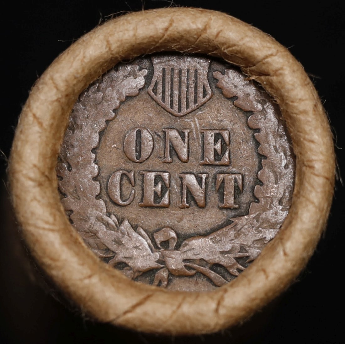 Lincoln Wheat Cent 1c Mixed Roll Orig Brandt McDonalds Wrapper, 1923-s end, Indian other end - 3