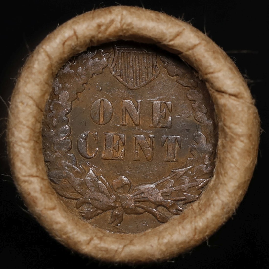 Lincoln Wheat Cent 1c Mixed Roll Orig Brandt McDonalds Wrapper, 1932-d end, Indian other end - 3