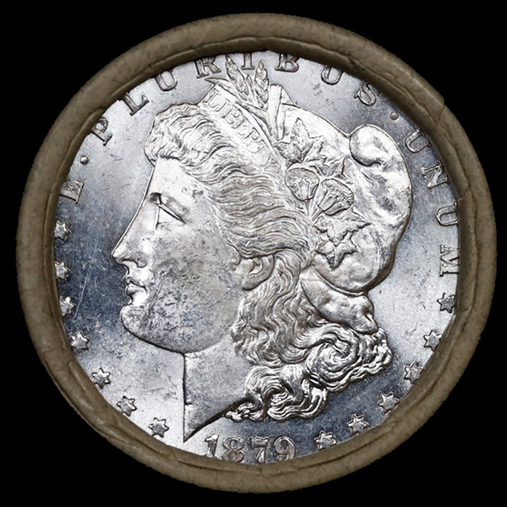 10 SEARS UNC Morgan Dollar $1 CC End 1879 & CC Ends - 2