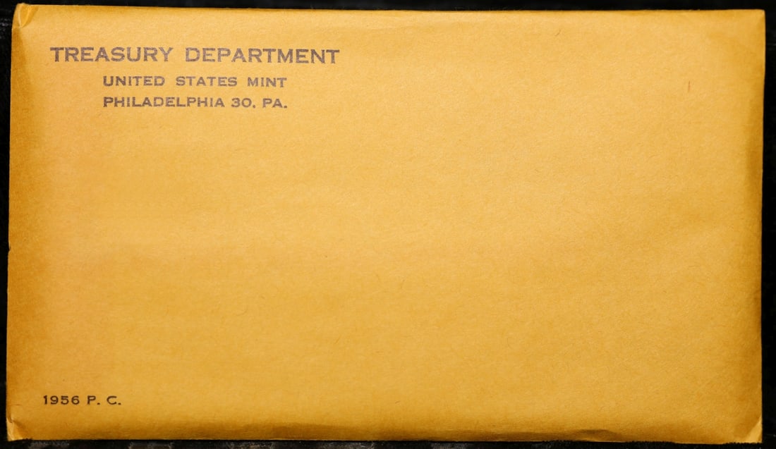 Original sealed 1956 United States Mint Proof Set Tennessee Valley Hoard - 2
