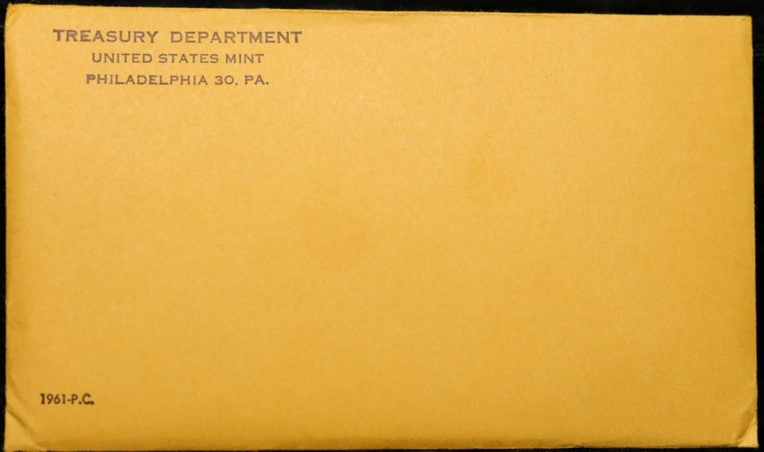 Original sealed 1961 United States Mint Proof Set Tennessee Valley Hoard - 2