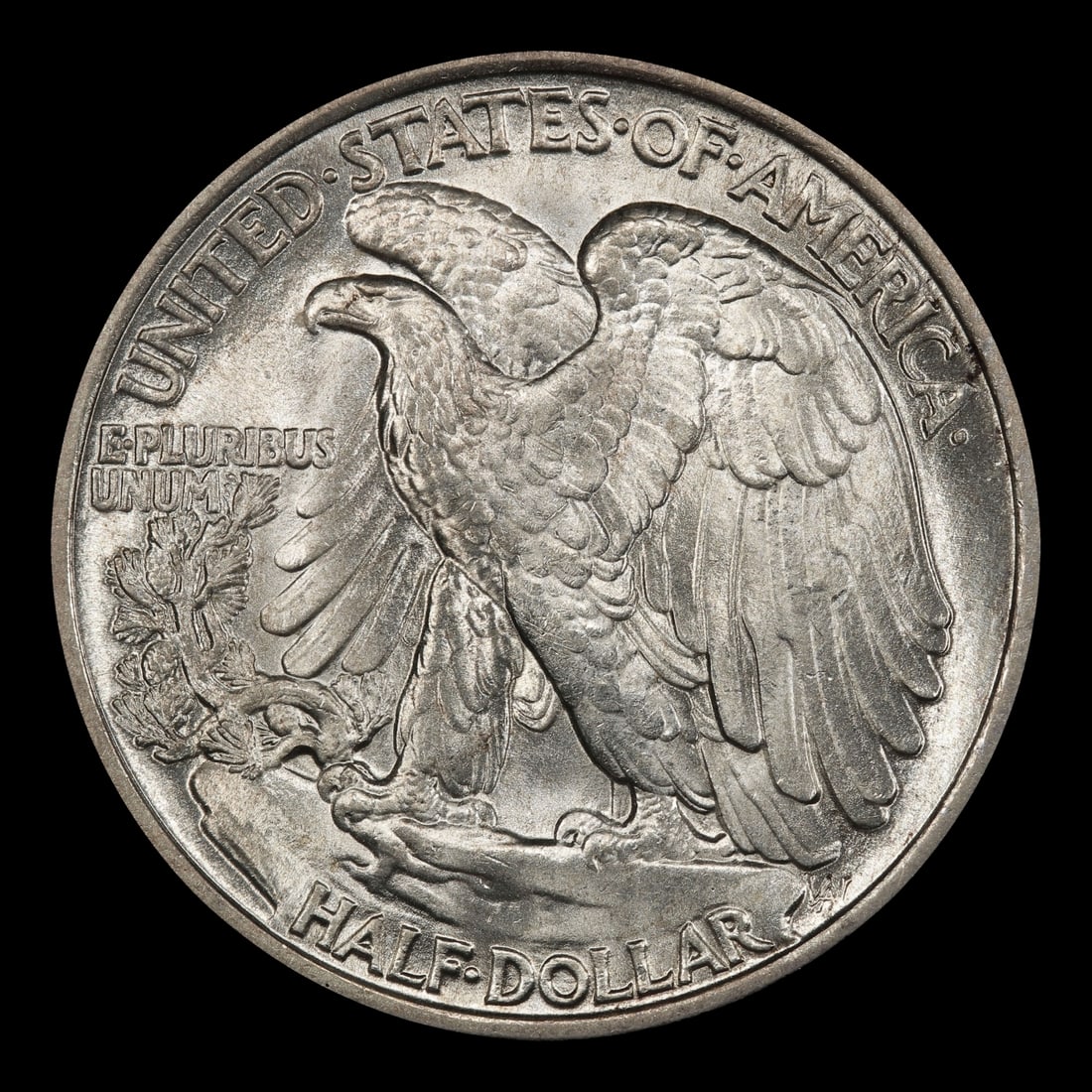 1917-p Walking Liberty Half Dollar Near Top Pop 50c ms66+ SEGS - 3