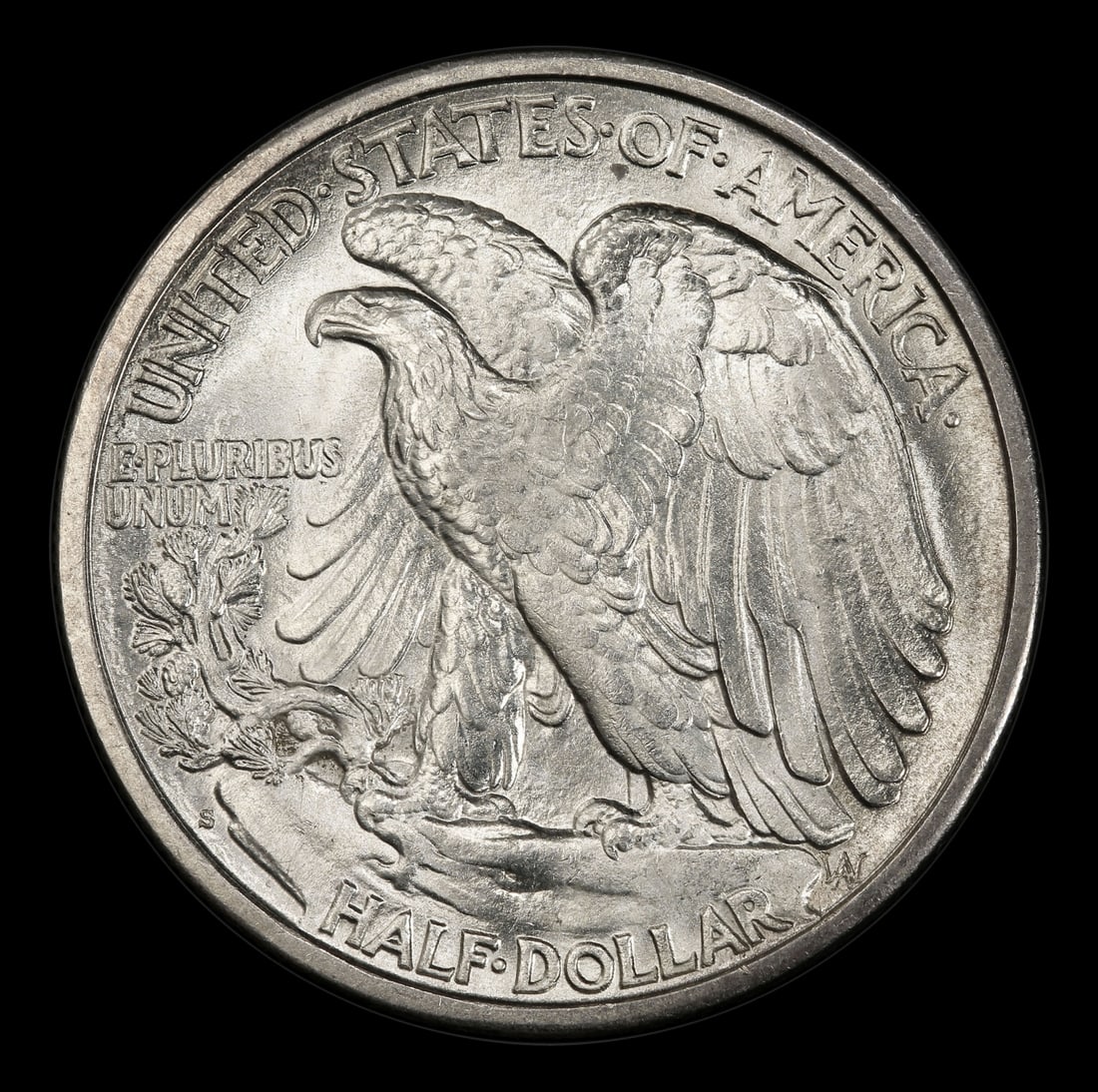 1917-s Reverse Walking Liberty Half Dollar 50c ms65 SEGS - 3