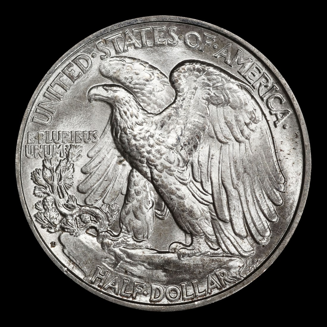 1934-d Walking Liberty Half Dollar Near Top Pop 50c ms66+ SEGS - 3