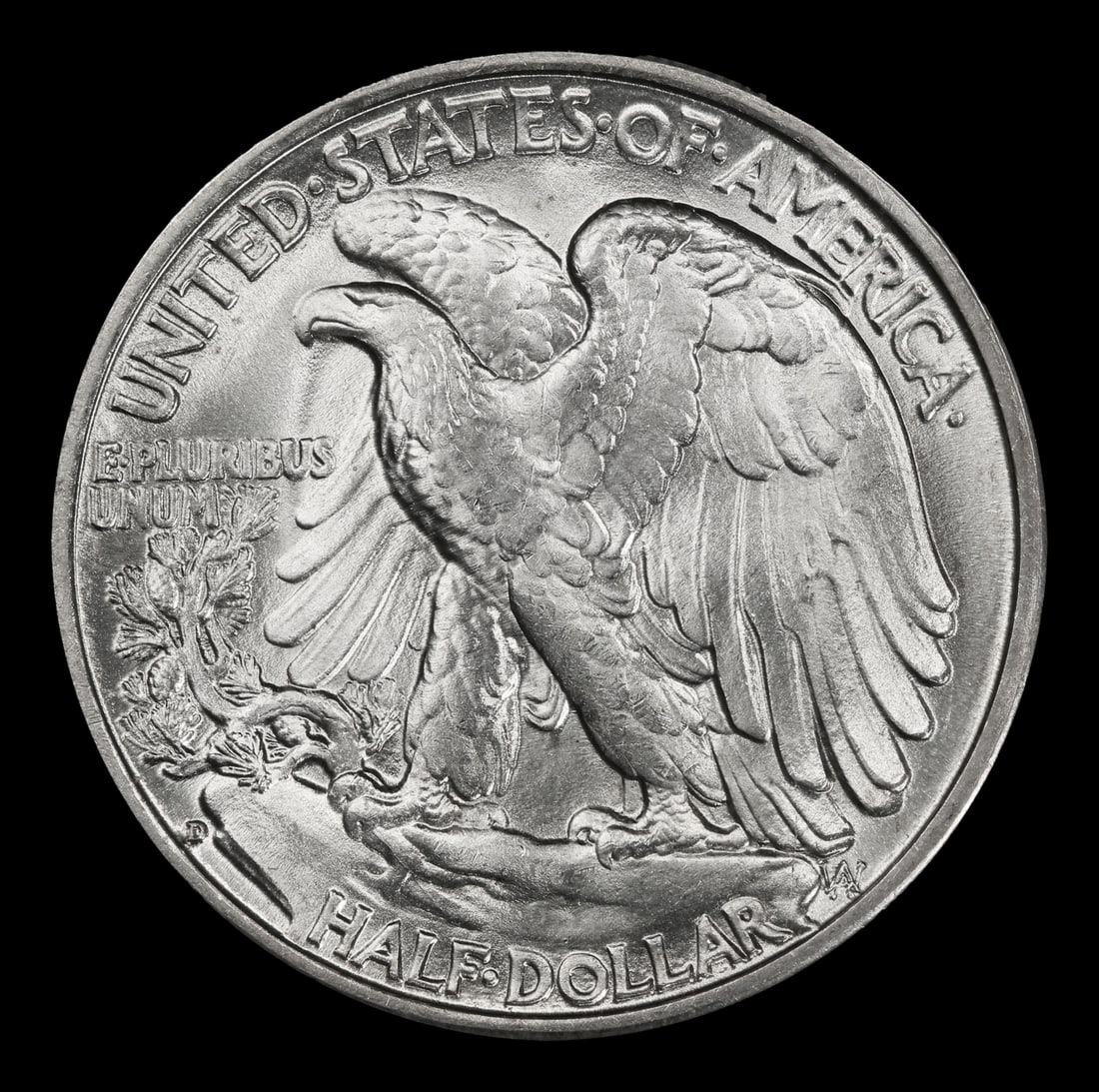 1935-d Walking Liberty Half Dollar Near Top Pop 50c ms66 SEGS - 3