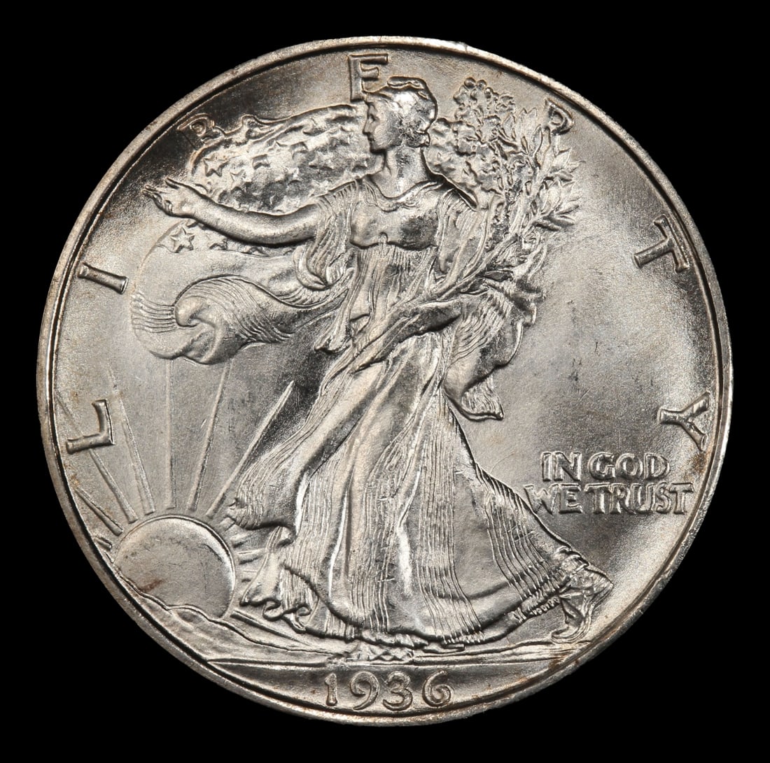 1936-d Walking Liberty Half Dollar 50c ms66 SEGS - 2