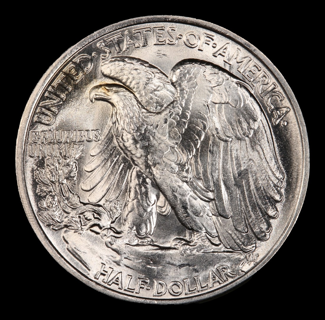 1937-p Walking Liberty Half Dollar 50c ms66+ SEGS - 3