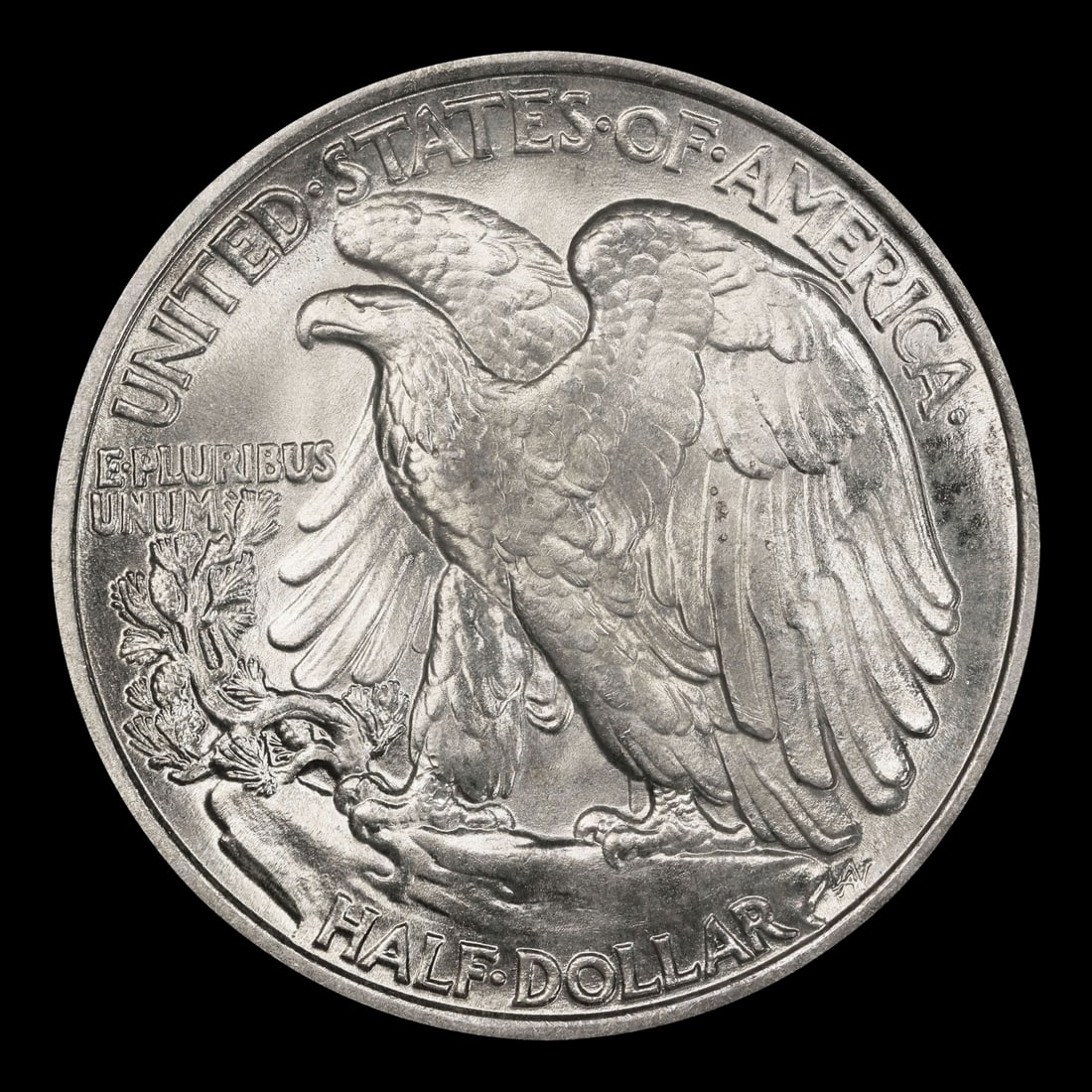 1937-p Walking Liberty Half Dollar Near Top Pop 50c ms67 SEGS - 3