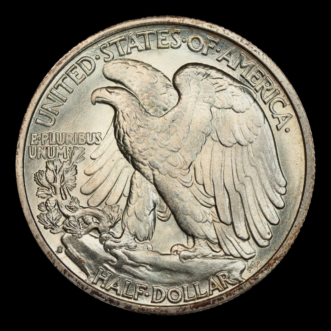 1937-s Walking Liberty Half Dollar TOP POP! 50c ms67+ SEGS - 3