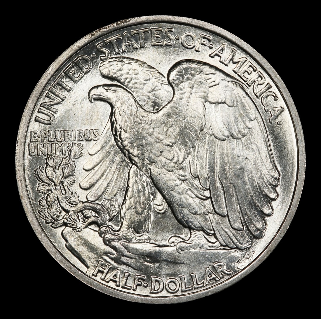 1938-p Walking Liberty Half Dollar 50c Grades ms66 - 3