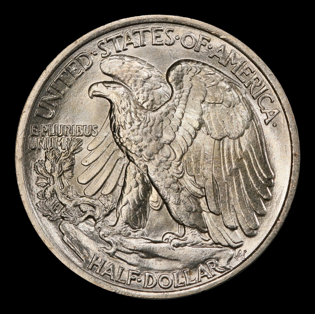 1938-p Walking Liberty Half Dollar TOP POP! 50c ms68 SEGS - 3