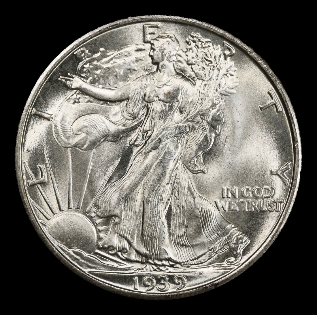 1939-s Walking Liberty Half Dollar 50c ms66 SEGS - 2