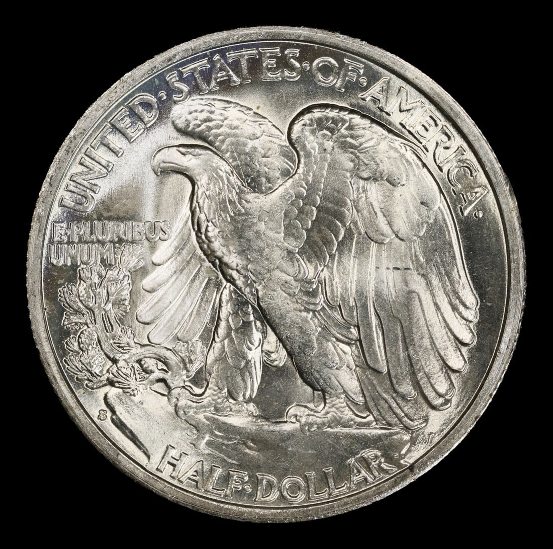 1939-s Walking Liberty Half Dollar 50c ms66 SEGS - 3
