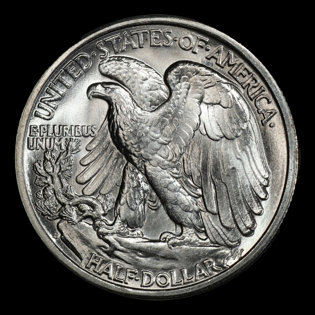 1939-s Walking Liberty Half Dollar Near Top Pop 50c ms67 SEGS - 3