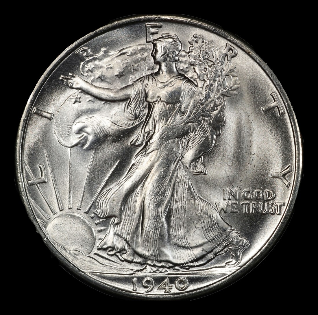 1940-s Walking Liberty Half Dollar 50c ms66 SEGS - 2