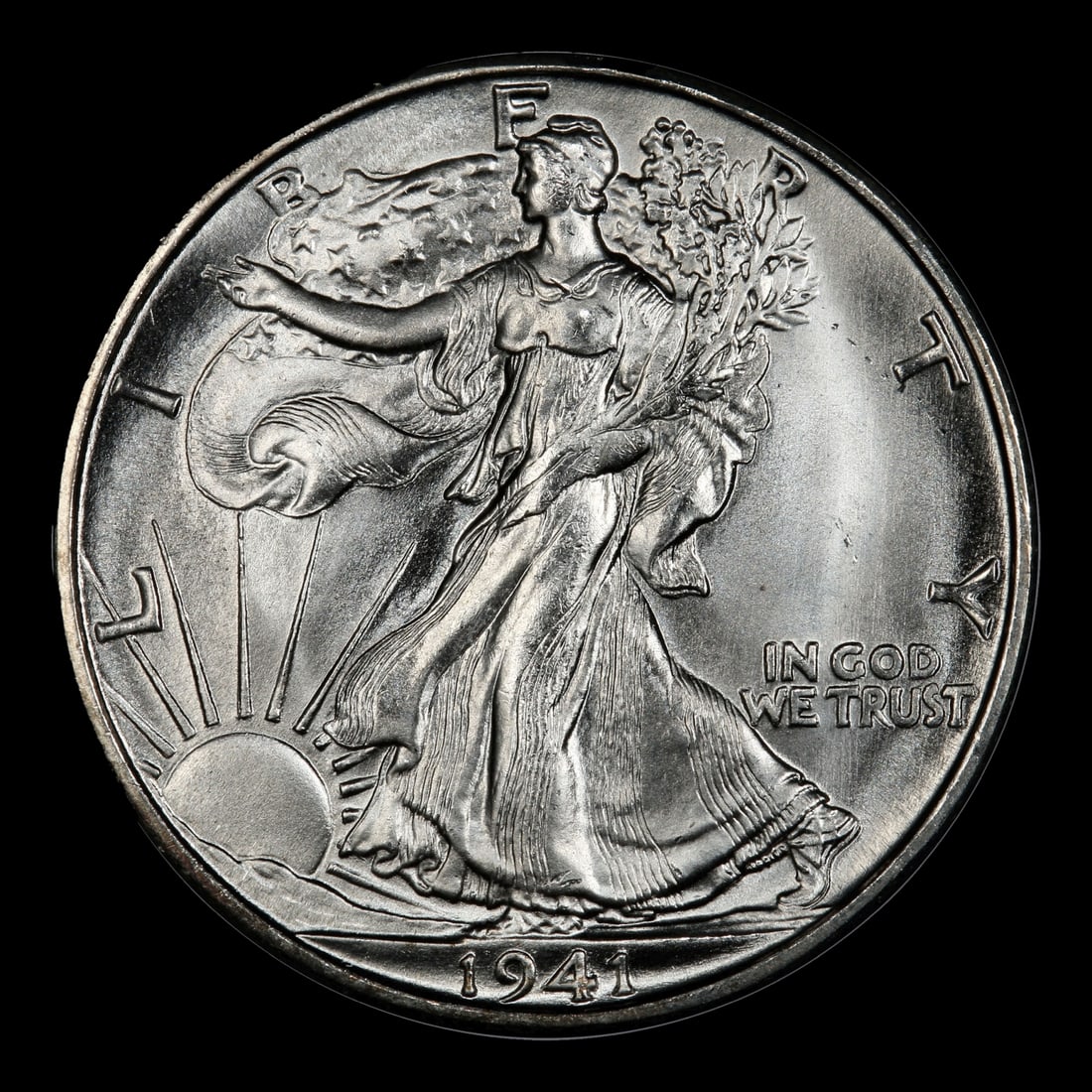 1941-s Walking Liberty Half Dollar 50c ms66 SEGS - 2