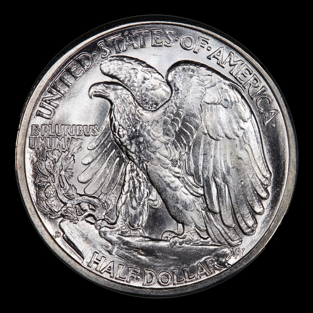 1942-d Walking Liberty Half Dollar Near Top Pop 50c ms67 SEGS - 3