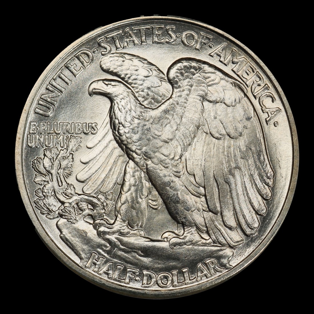 1942-p Walking Liberty Half Dollar Near Top Pop 50c ms68 SEGS - 3