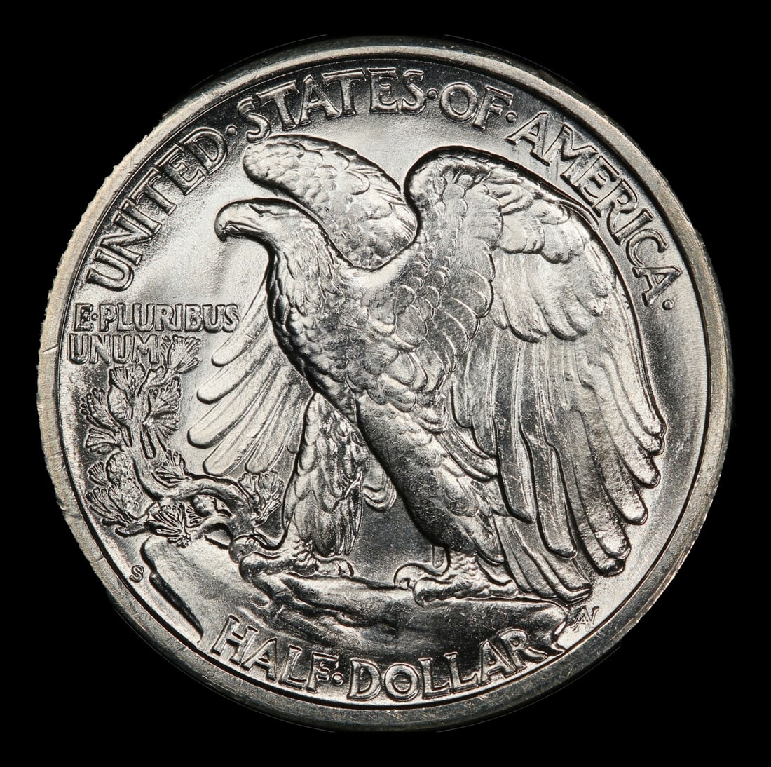 1942-s Walking Liberty Half Dollar Near Top Pop 50c ms66+ SEGS - 3