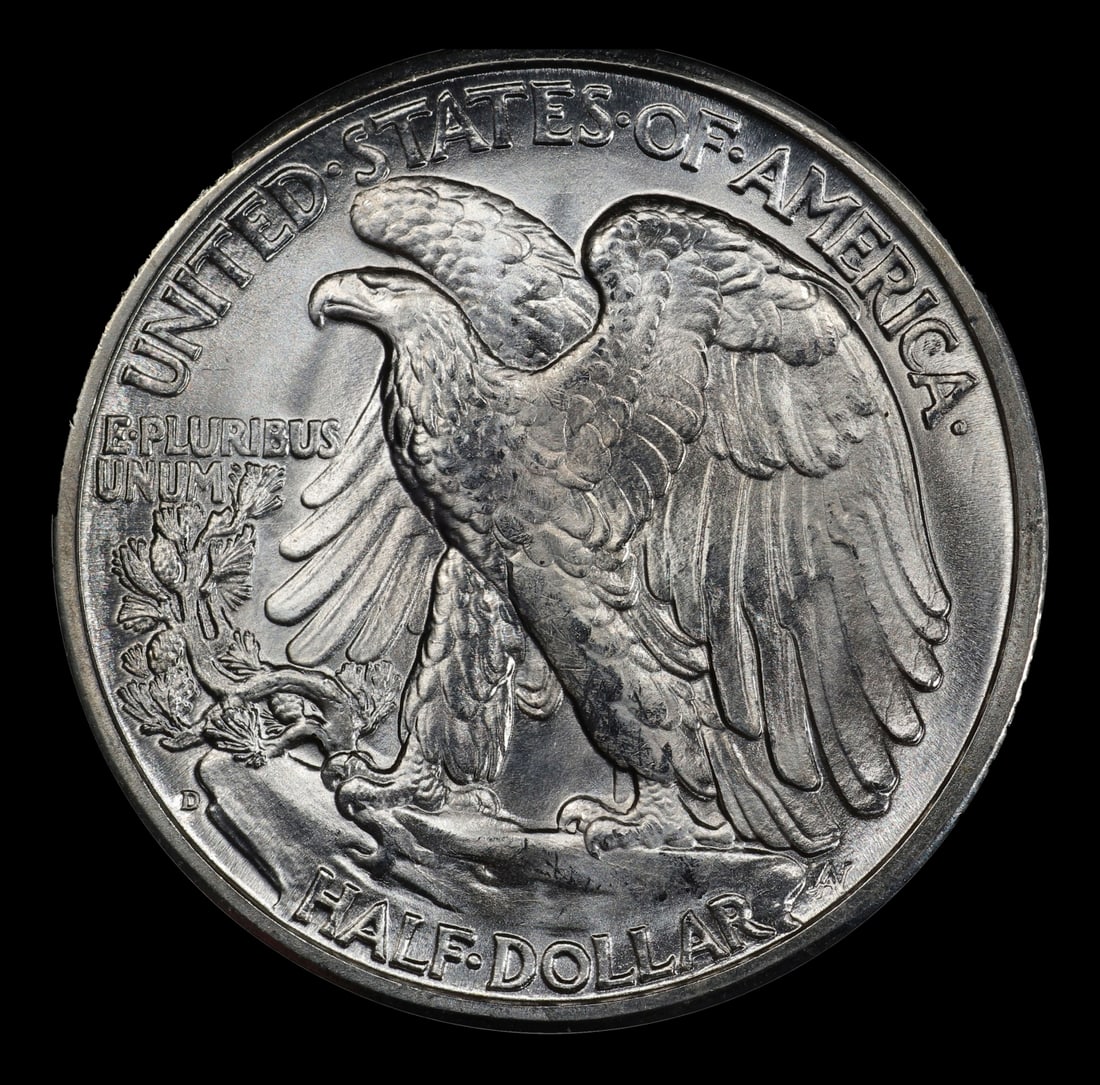 1944-d Walking Liberty Half Dollar 50c ms66+ SEGS - 3