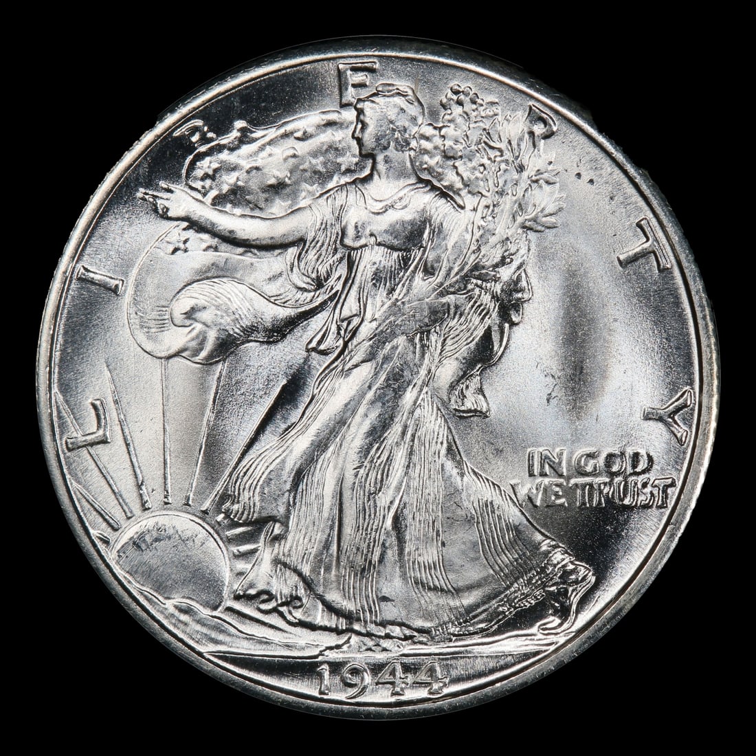 1944-d Walking Liberty Half Dollar 50c ms66+ SEGS - 2