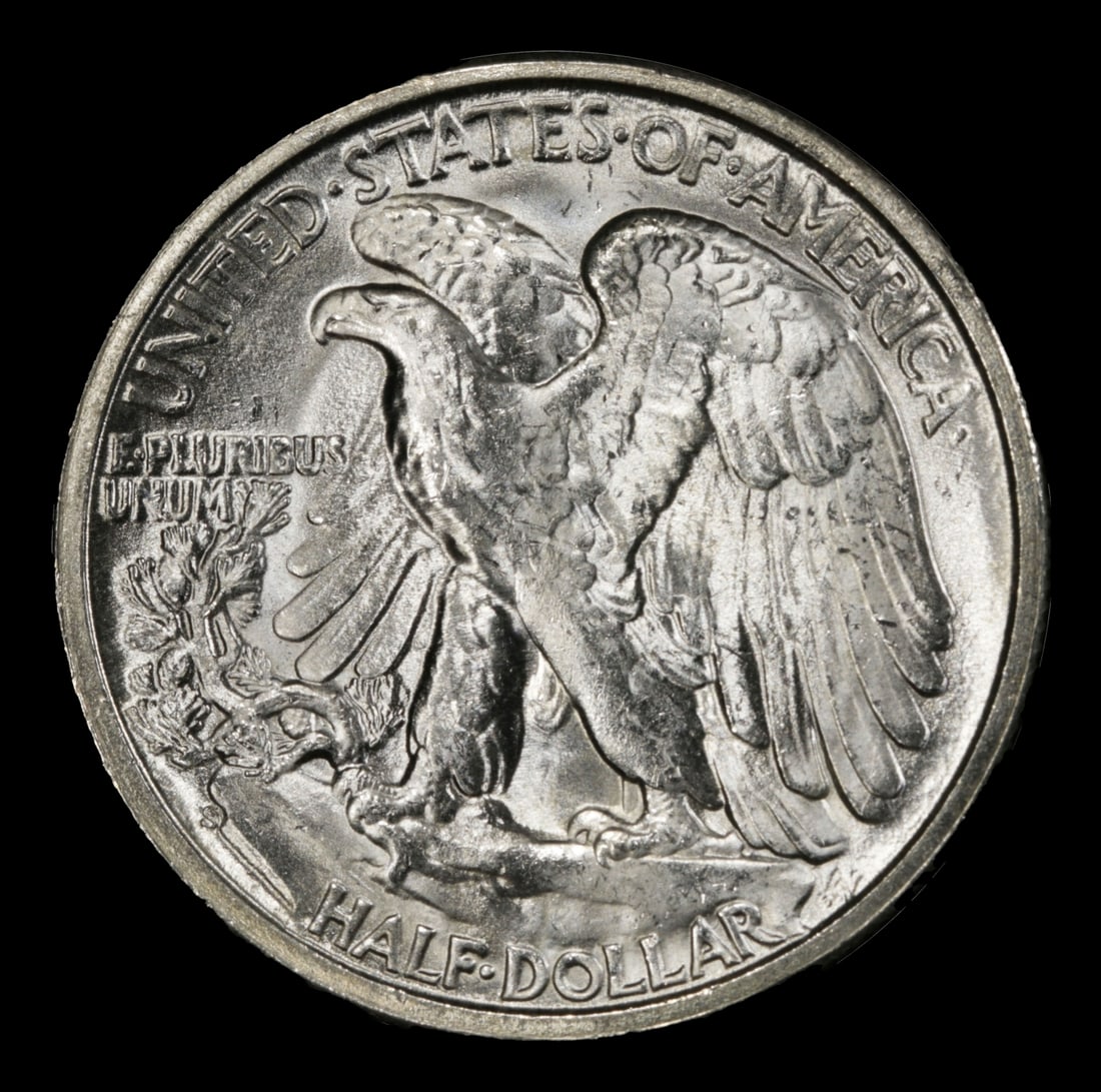1944-s Walking Liberty Half Dollar 50c Grades ms65 - 3