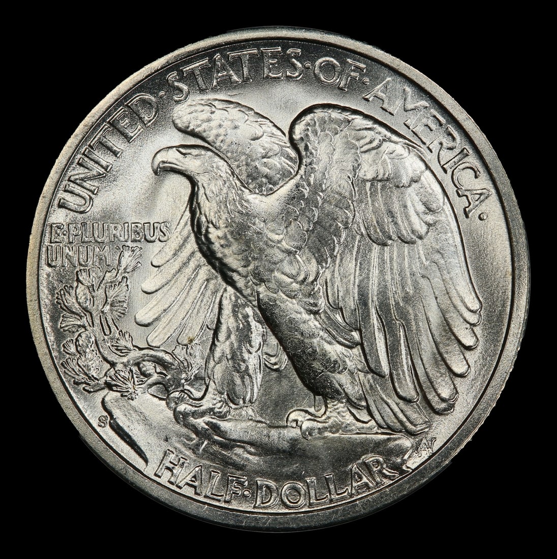 1944-s Walking Liberty Half Dollar Near Top Pop 50c ms66+ SEGS - 3